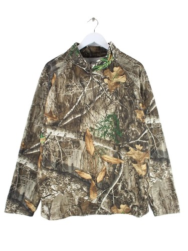 Vintage realtree half zip - half,