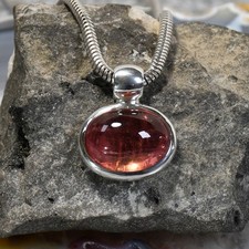 Turmalin Anhänger, 925er