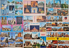 9 x PARIS Frankreich Cartes