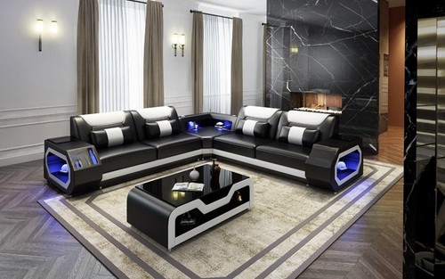 Ledersofa couch polster - ledersofa,