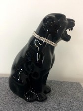 Panther schwarz Keramik