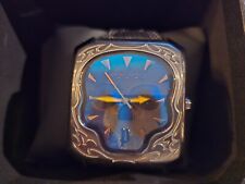 Police Herrenuhr im Gothik Style mit Totenkopf