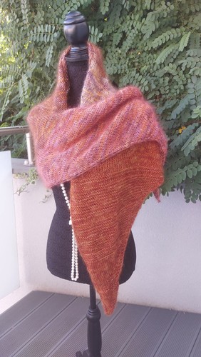 Dreieckstuch handgestrickt