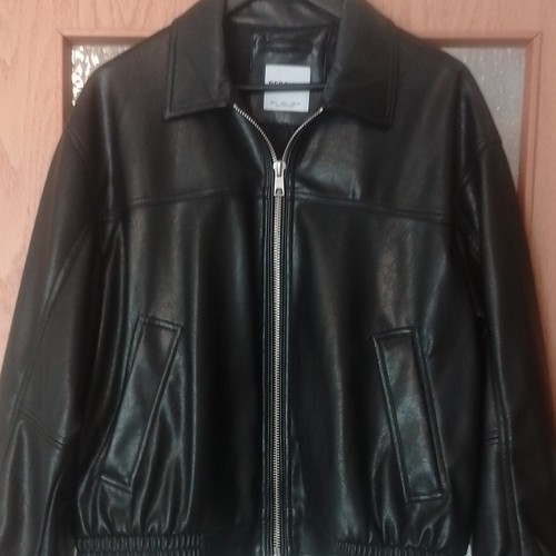Bershka leder bomberjacke - bershka,