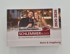 Schlemmerblock Mainz & Umgebung 2025/2026, inkl. 30€ Code für mobile Gutscheine