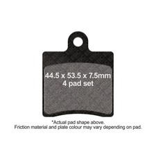EBC Scoot Org Brake Pads Black
