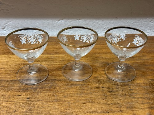 Vintage likörgläser mit - likörgläser,
