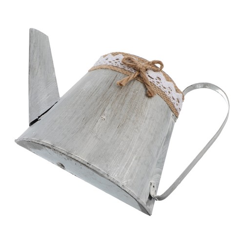 Durable grey iron flowerpot - durable,