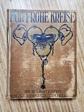 Noten,  Klavier Nochebuch, " Für frohe Kreise", Antik, aus Dem Jahr 1911
