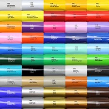 5m Plotterfolie Glanz Folie Oracal 621 & Matt Klebefolie Oracal 631 Möbelfolie