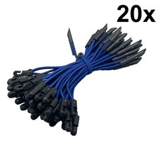 20x Elastische Bungee Kippkrawatte Stoßkordel Plane Blech Netz Gerüst