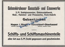 GELSENKIRCHEN, Werbung 1918