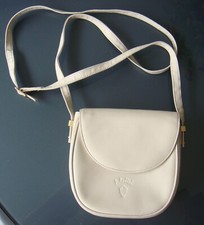 Medici Cross Body Umhängetasche klein  Creme  Leder