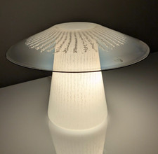 Pilzlampe aus Muranoglas in