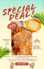 Authentic Dried Squid from