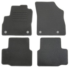 Fußmatten Set für Opel Astra K 2015-2022 Autoteppiche mit 100% Passform Schwarz