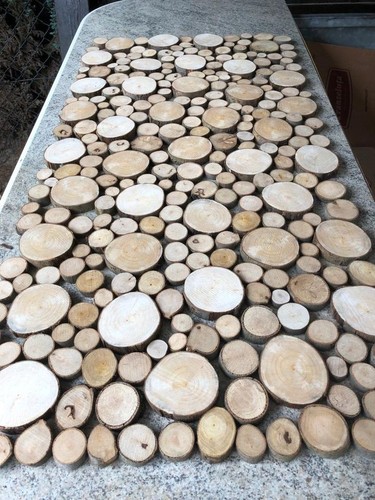 200 stück 9cm holzscheiben - 200,