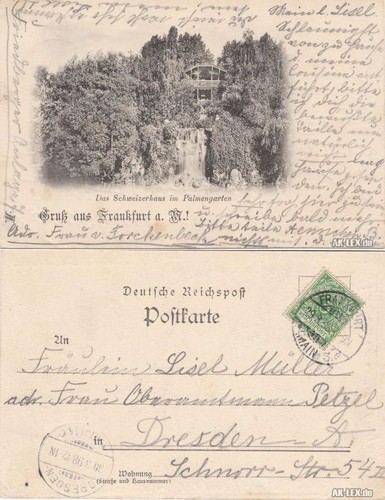Ansichtskarte frankfurt - frankfurt, am