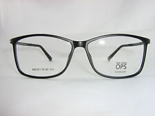 Große Kunststoffbrille Herren ultra leicht schwarz + incl. Sehstärke + NEU