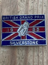BRITISH MOTORRAD GRAND PRIX SILVERSTONE 1985 ABZEICHEN FREDDIE SPENCER