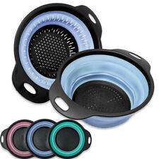 2er Set Silikon Küchensieb