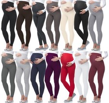 Be Mammy Damen Umstandshose Leggings Elastischer Bund Synthetisch XS-5XL