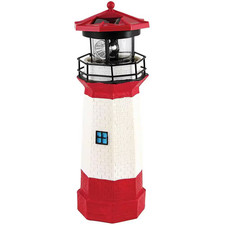 Solar Lighthouse Garden Statue