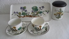 Villeroy & Boch BOTANICA - Köngiskuchenplatte, Teetassen, Dose Vorrat