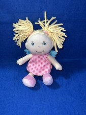 Puppe Haba Puppe Engel Softpuppe Stoffpuppe rosa Kleid (U)