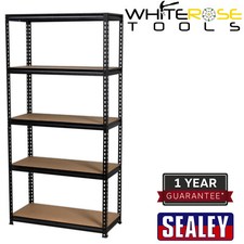 Sealey Regal 5 Ebenen 200 kg Tragkraft pro Ebene Stahlrahmen MDF