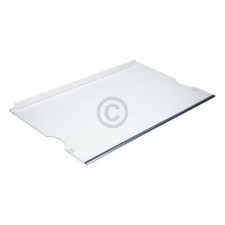 Glasplatte Liebherr 7272658 480x305mm mit Leisten für Kühlschrank