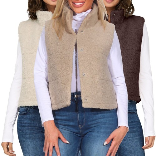 Only damen teddy weste - teddy, sherpa