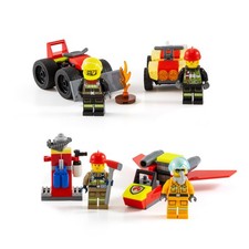 Lego City Figuren 4 Feuerwehr