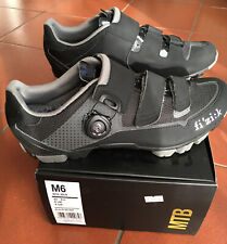 Herren MTB Schuhe Fizik M6 BOA Man Schwarz-Silber EU42 (US9-UK8) - fi'zi:k Men Shoes