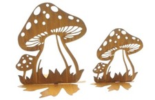 2 Stk XXL Metallpilze rost