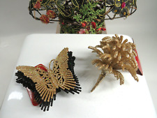 Vintage Schmetterling und Palme Weihnachtsdeko, Weihnachtsbaumschmuck