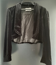 Damen Trachten Janker/Bolero langarm schwarz Gr. 42 v. Jean Claire