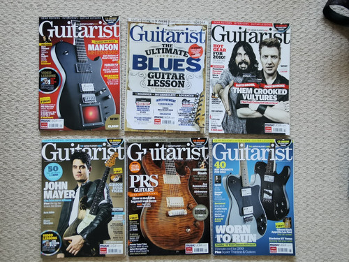 Guitarist magazine bundle 6 - guitarist, -6