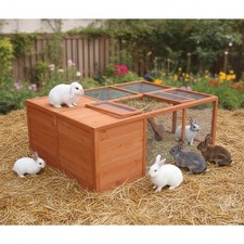 Freigehege Freilauf Gehege Faltbar Kaninchen Meerschweinchen Kleintierstall