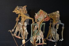 3 alte Wayang Kulit