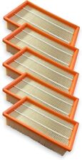 5x Flachfaltenfilter für Kärcher NT35/1 45/1 55/1 TACT Te M, Ap wie 6.904-367.0