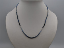 Saphir blau Halskette im