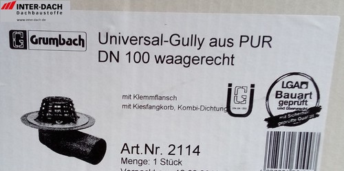 Universal gully aus pur dn - universal-gully,