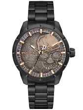 POLICE Neist PL15715JSB/02M Herren Black Edelstahl Uhr , Skull Totenkopf neu
