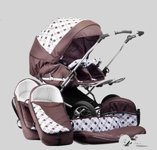 ZWILLINGSWAGEN DUET - 65 FARBEN - BUGGY & KINDERWAGEN  2 in 1