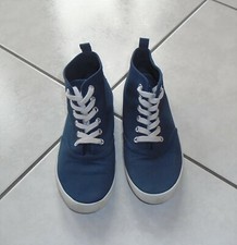 Wie NEU Schuhe Chucks Stoffschuhe Sneakers blau Größe 37 Damen H&M