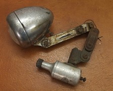 Bosch Rotodyn Lampe + Dynamo verchromt Oldtimer Fahrrad 1950er Jahre