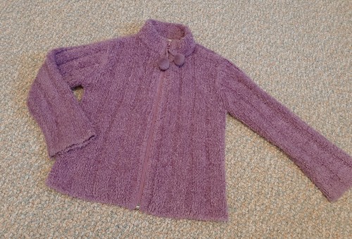 Jacke lila bommel - lila., bommel.