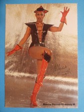 -ke- Marcia Barrett ( Boney M ) orig. Autogrammkarte (Unterschriften gedruckt)