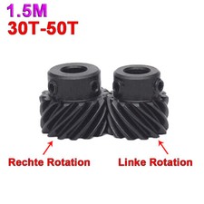 Helical Getriebe Zahnrad 1.5M Motor Spiral Devel Gear 45#Links Und Rechts Drehen